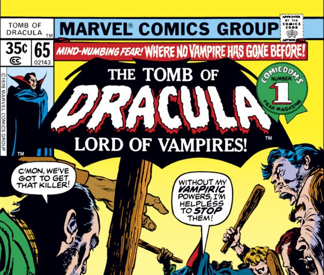 Tomb of Dracula (1972) #65 Cover