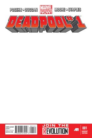 Deadpool (2012) #1 (Blank Cover Variant)