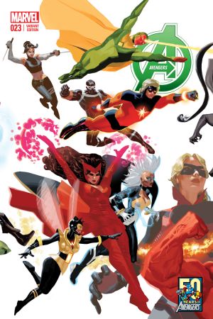 Avengers (2012) #23 (Acuna Avengers 50th Anniversary Variant)