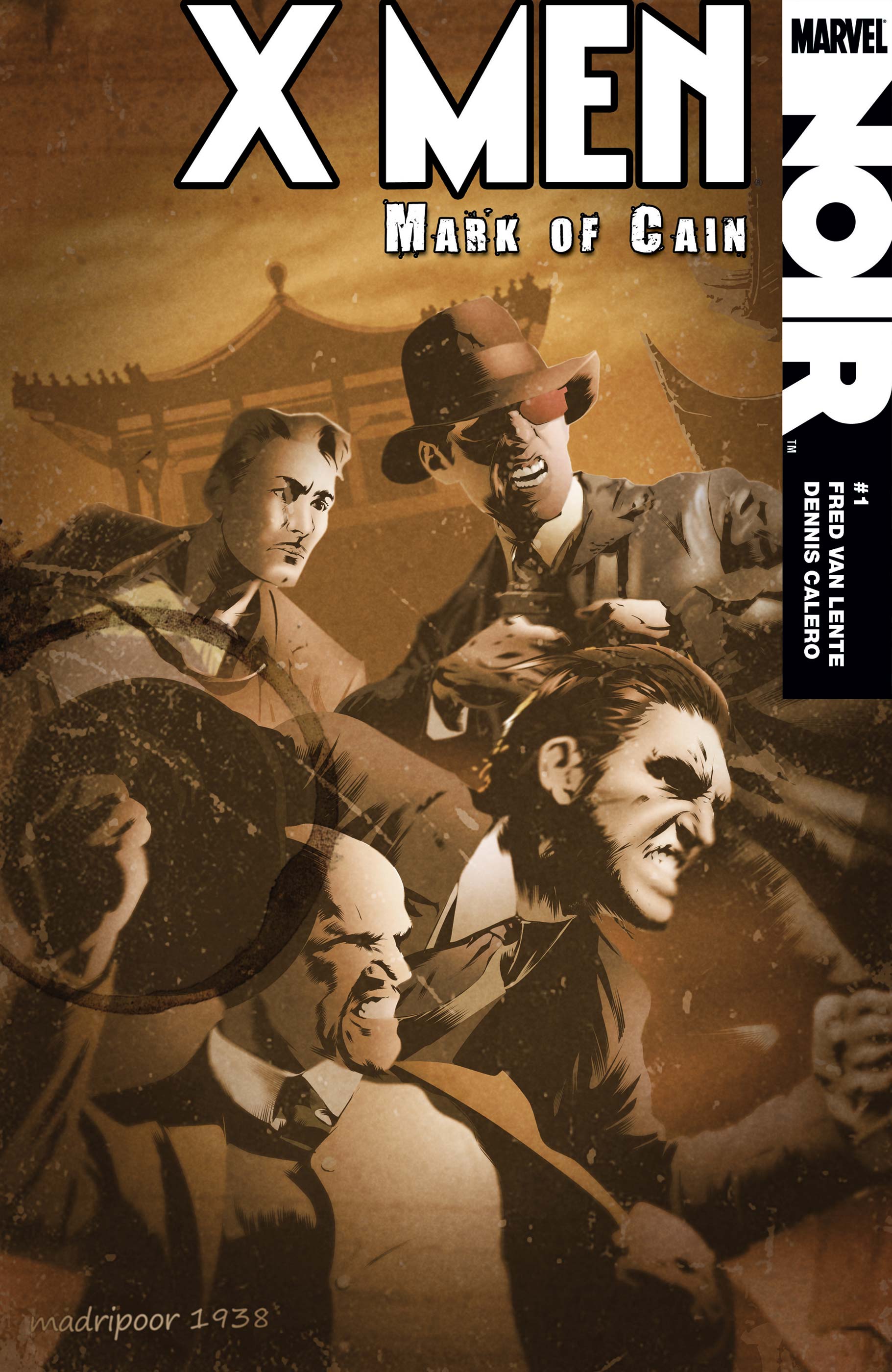 Marvel X-Men Noir The Mark of Cain #4 Comic Book