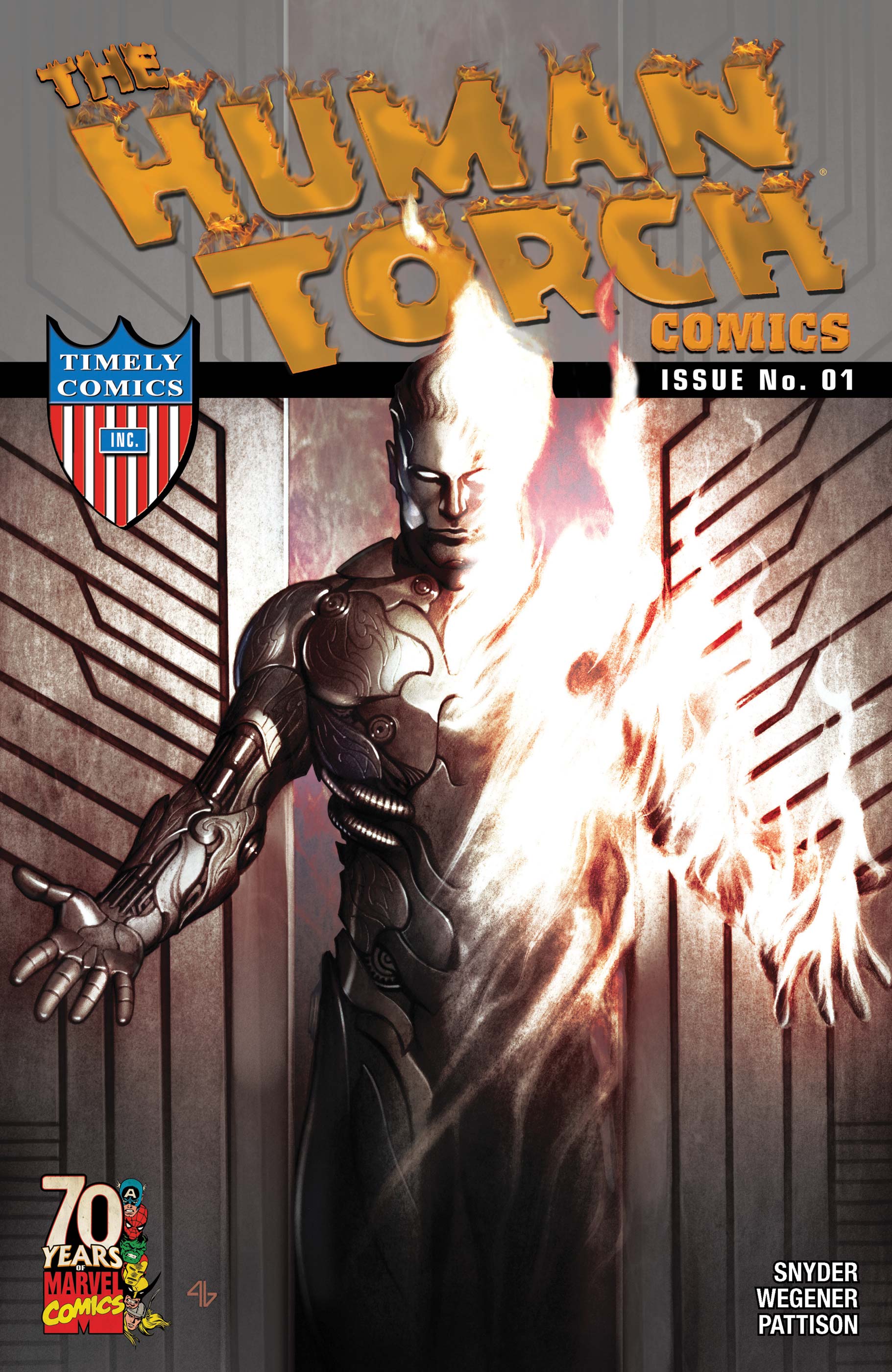 Human Torch Comics 70th Anniversary Special (2009) #1