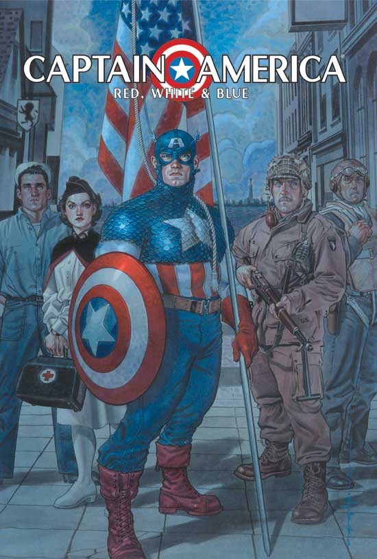 Captain America: Red, White & Blue (Hardcover)