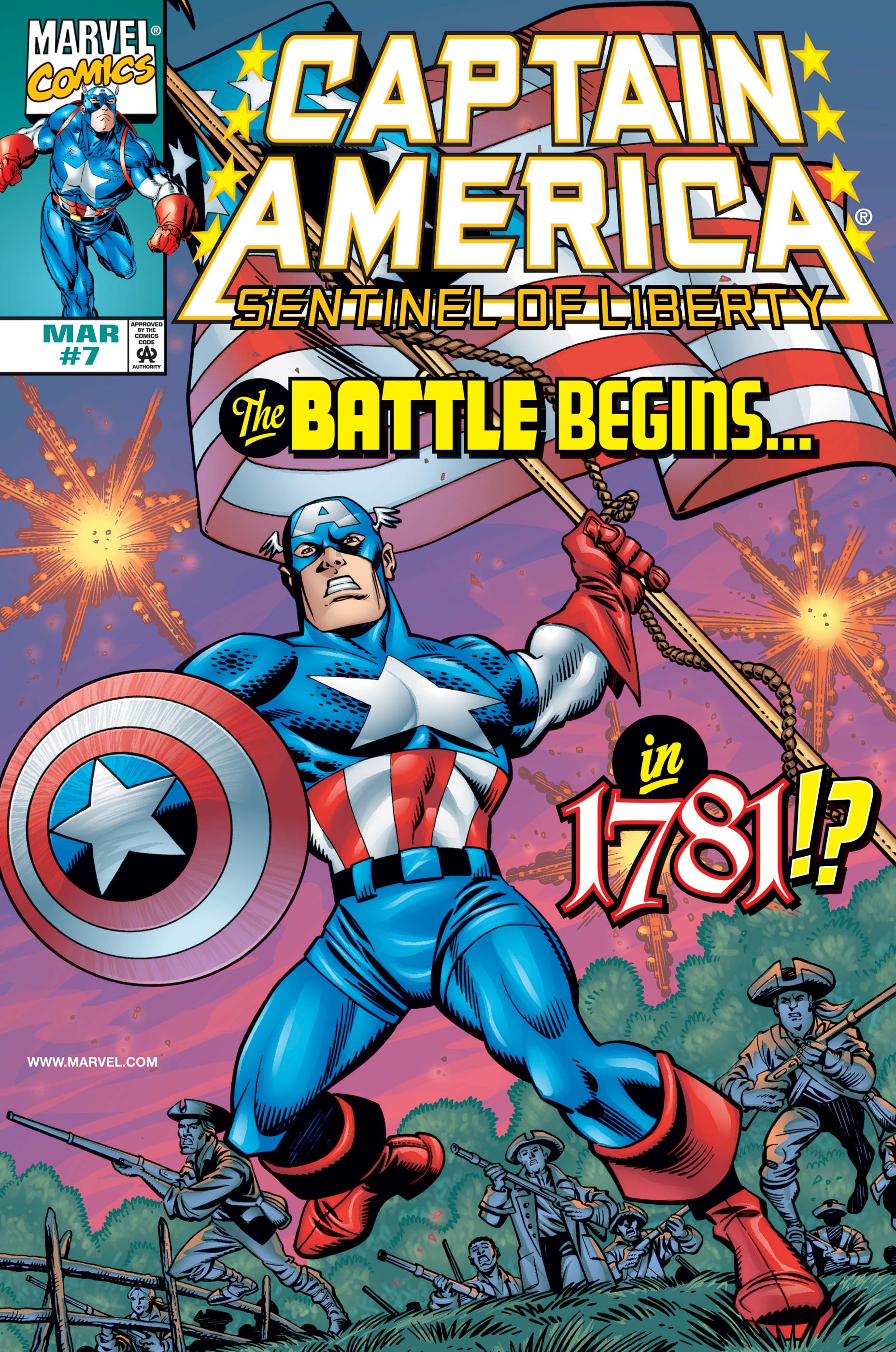 Captain America Sentinel of Liberty 1998 series # 10 near mint comic book 
