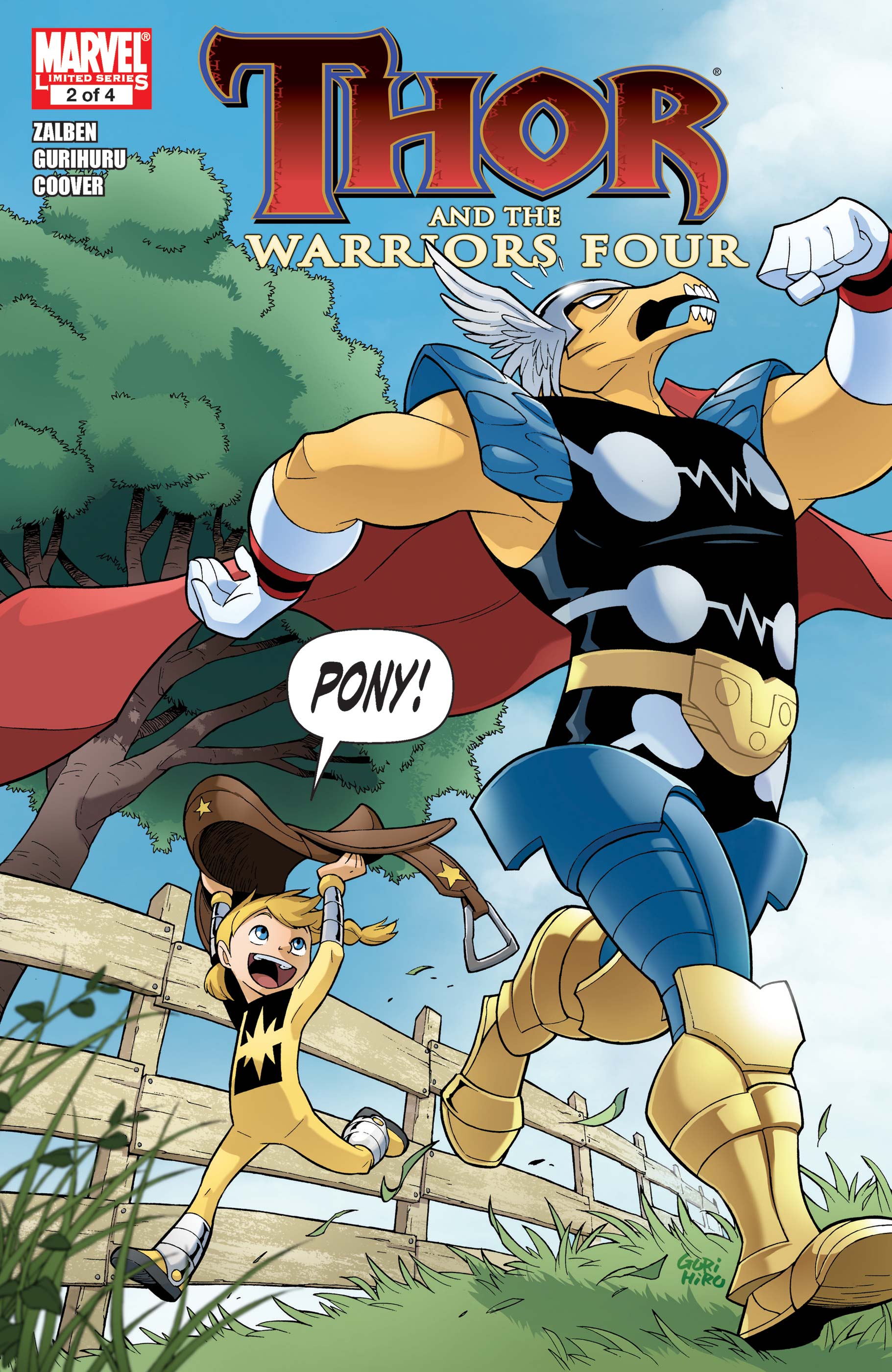 Thor and the Warriors Four (2010) #2
