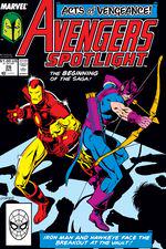 Avengers Spotlight (1989) #26 cover
