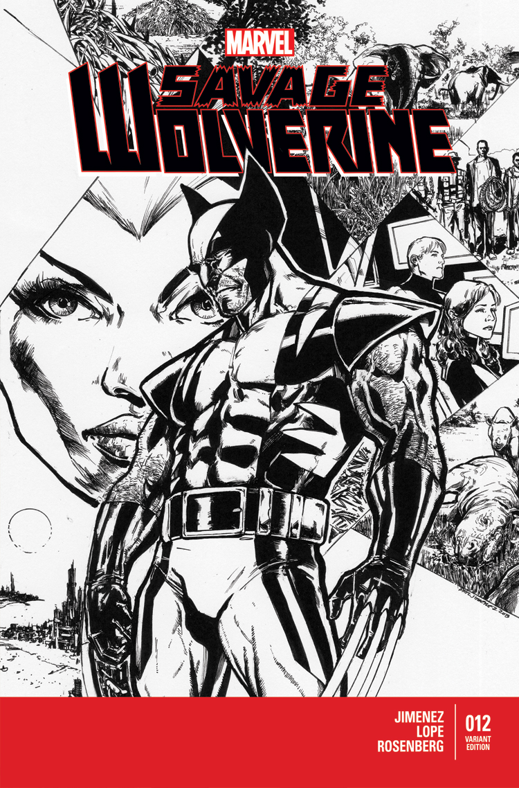 Savage Wolverine (2013) #12 (Jimenez Inked Variant)