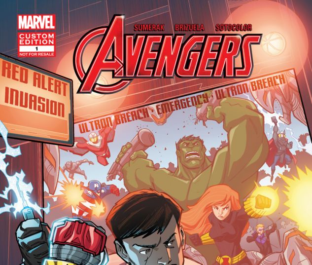 The Avengers in GEARING UP #1 cover