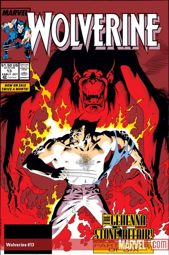 Resultado de imagem para WOLVERINE 1988 # 13