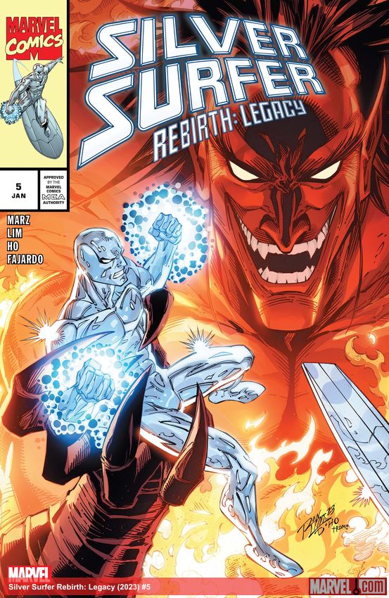 Silver Surfer Rebirth: Legacy (2023) #5 comic book cover