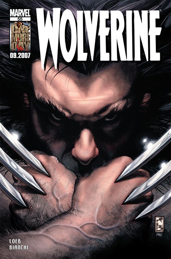 Cover of Wolverine #55 [b&w]
