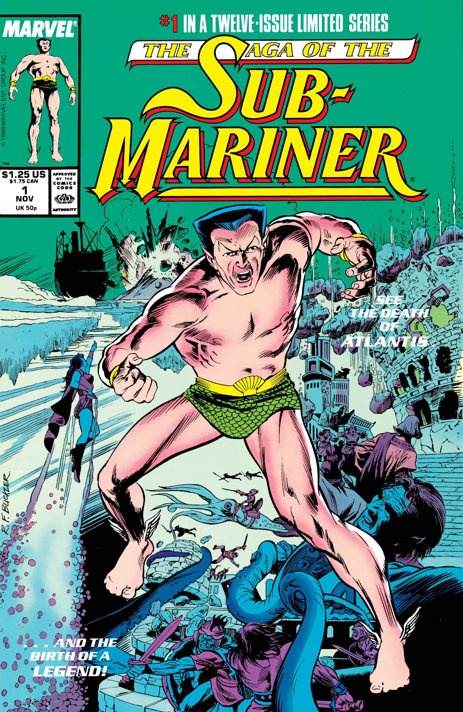 Saga of the Sub-Mariner (1988) #1