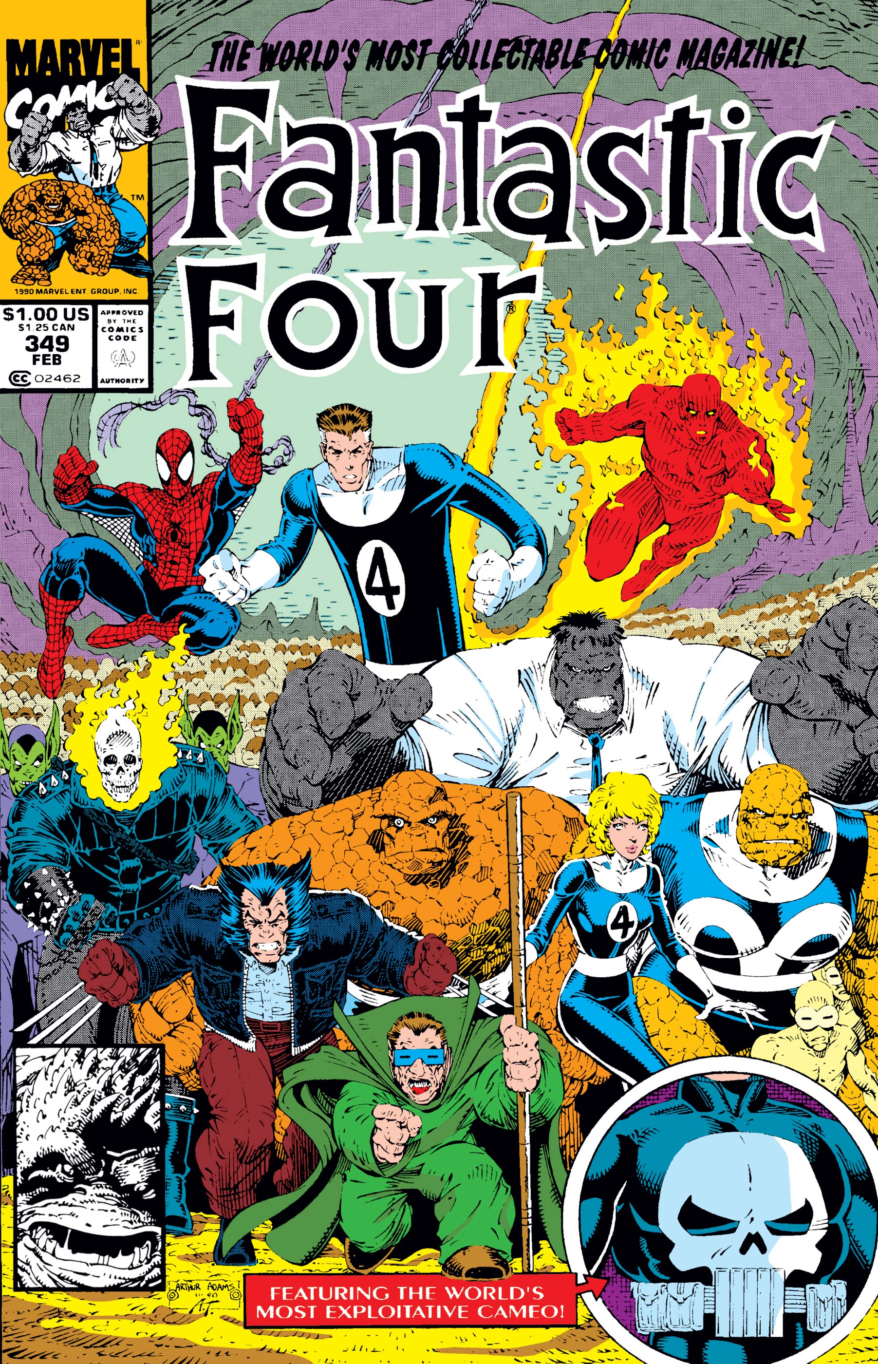 Fantastic Four #349 February 1991 Marvel Comics