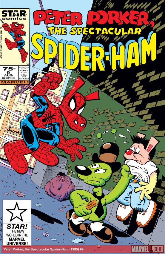 Cover of comic titled Peter Porker, the Spectacular Spider-Ham (1985) #9