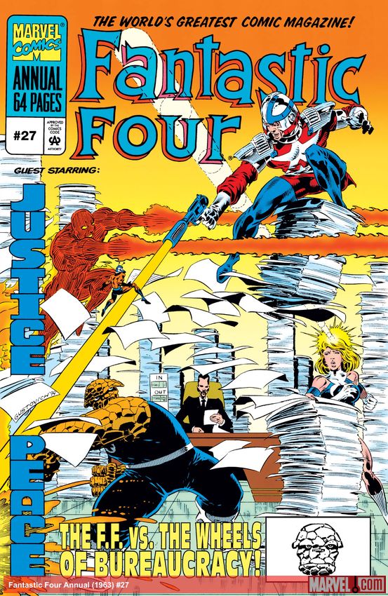 Fantastic Four Annual (1963) #27 comic book cover