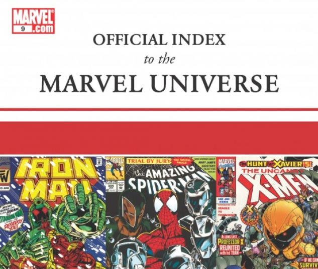 OFFICIAL INDEX TO THE MARVEL UNIVERSE #9
