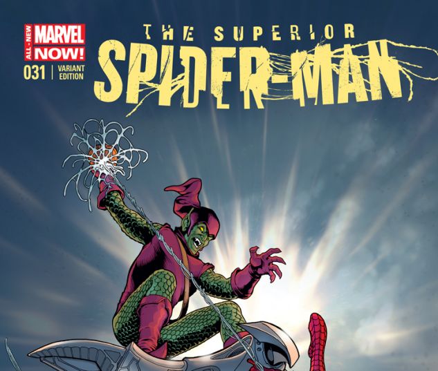 SUPERIOR SPIDERMAN #31 KEVIN MAGUIRE VARIANT GREEN GOBLIN NM 