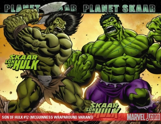 Skaar: Son of Hulk (2008) #12 (Colored Wraparound Variant)