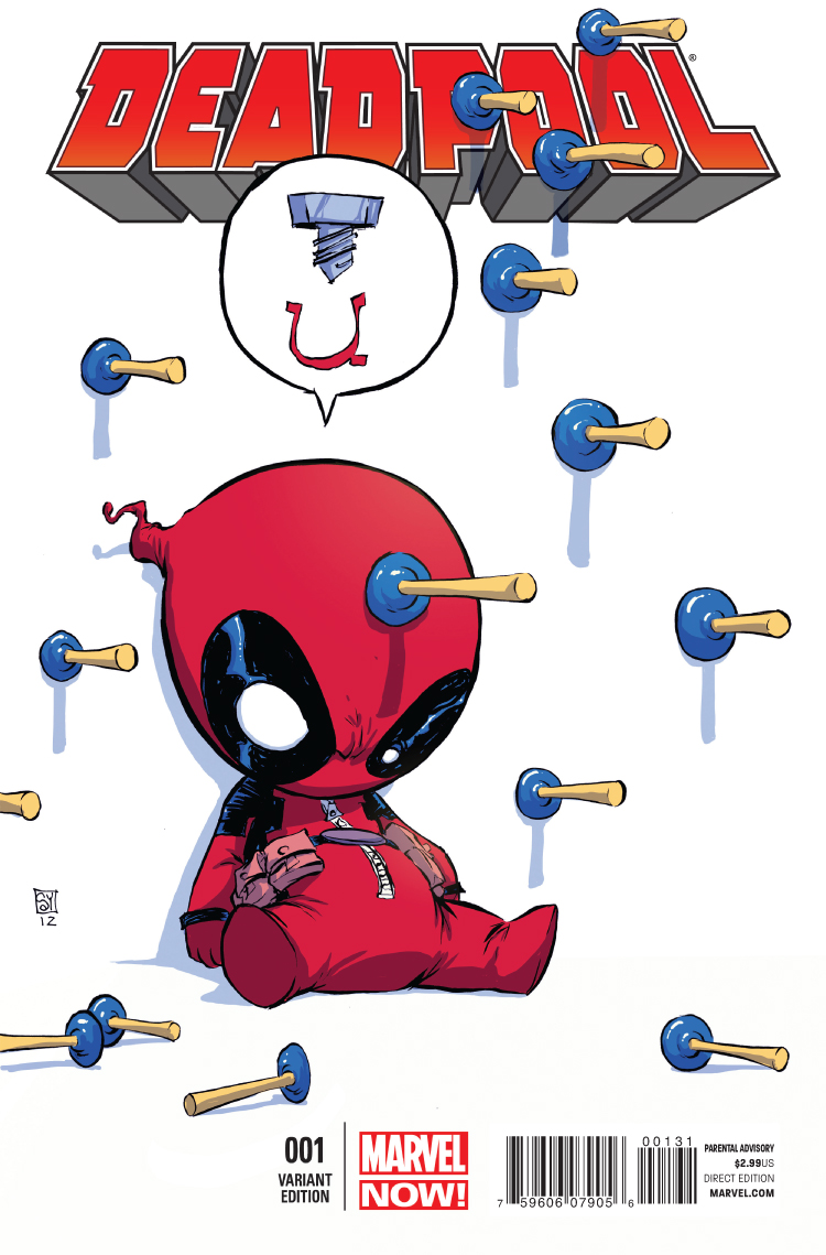 Deadpool (2012) #1 (Young Baby Variant)