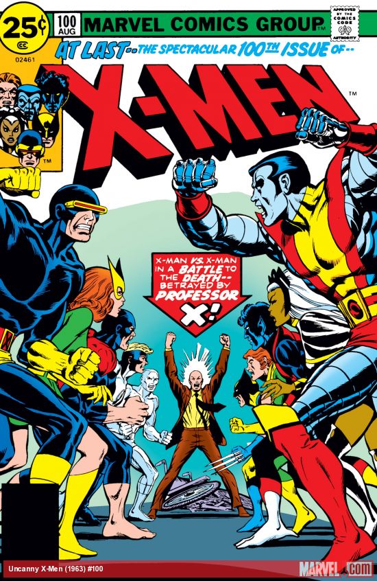 Cover of The X-Men #100