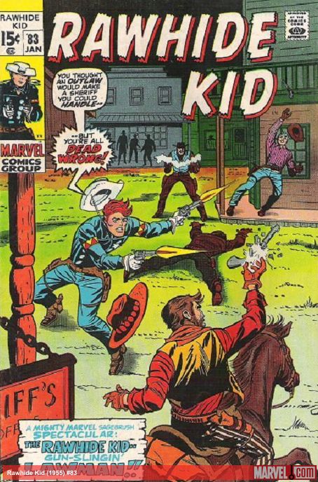 Rawhide Kid (1955) #83 comic book cover