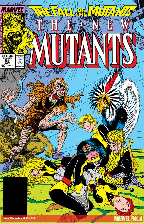 Cover of The New Mutants #59