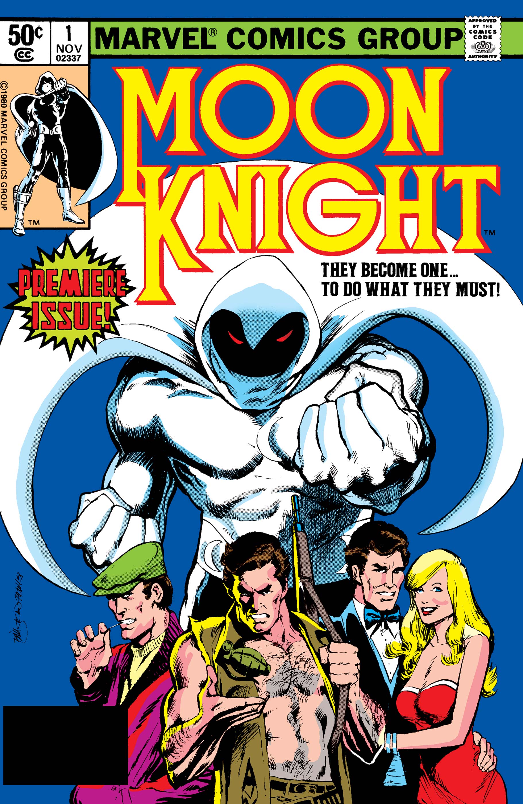 USA, 1980 Bill Sienkiewicz Moon Knight # 1 