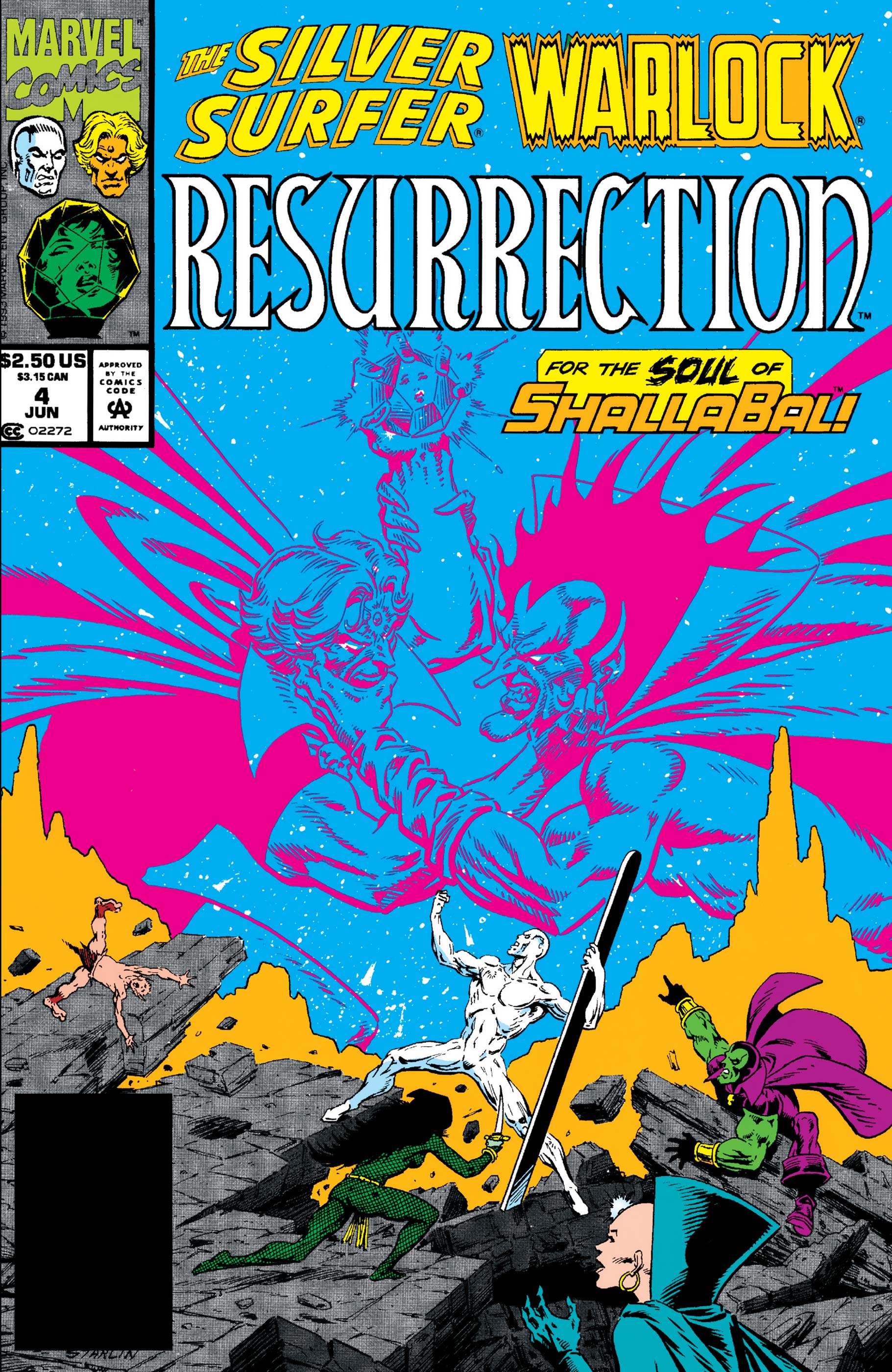 USA, 1993 of 4 Silver Surfer / Warlock: Resurrection # 3 Jim Starlin 