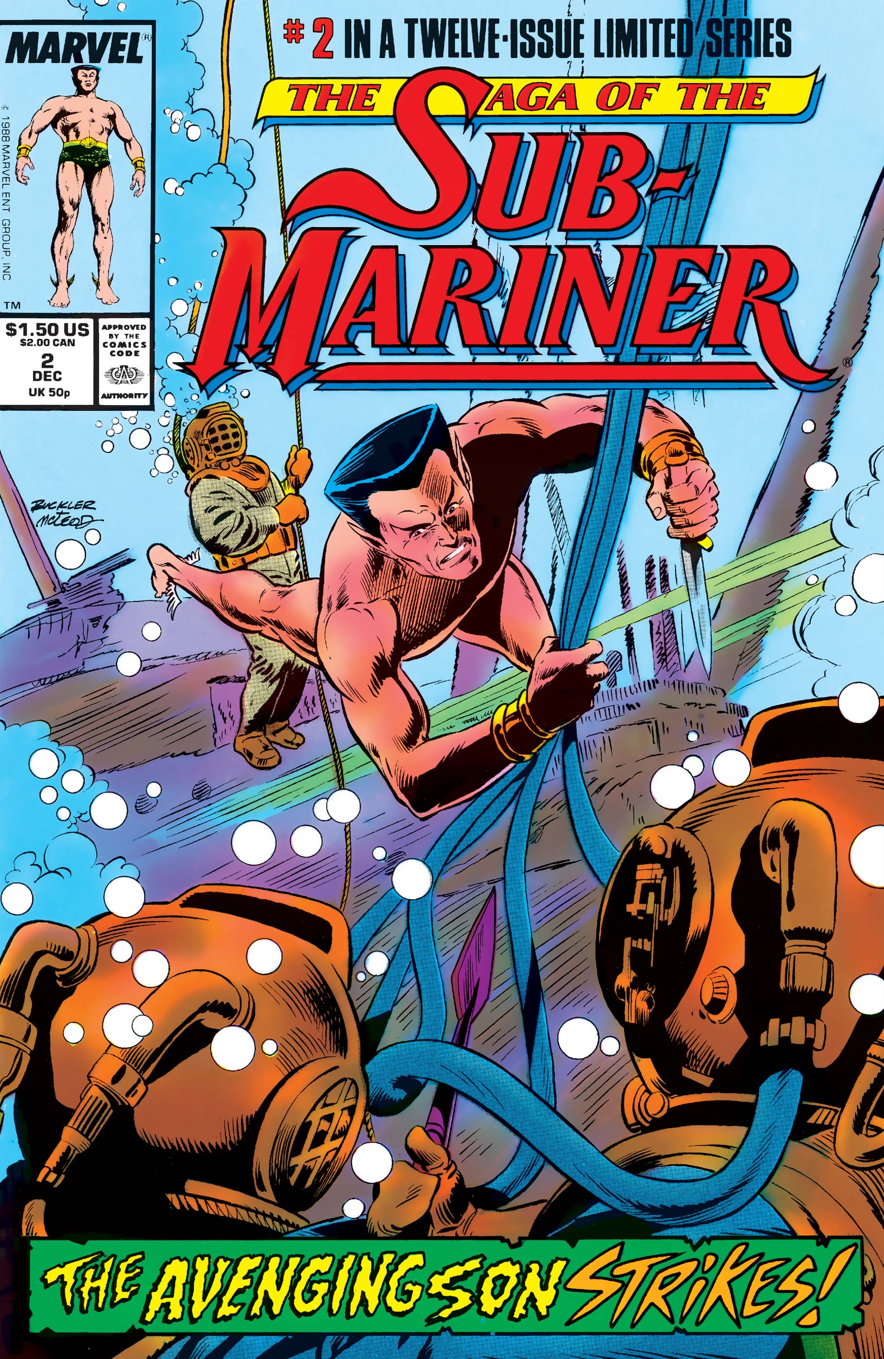 Saga of the Sub-Mariner (1988) #2