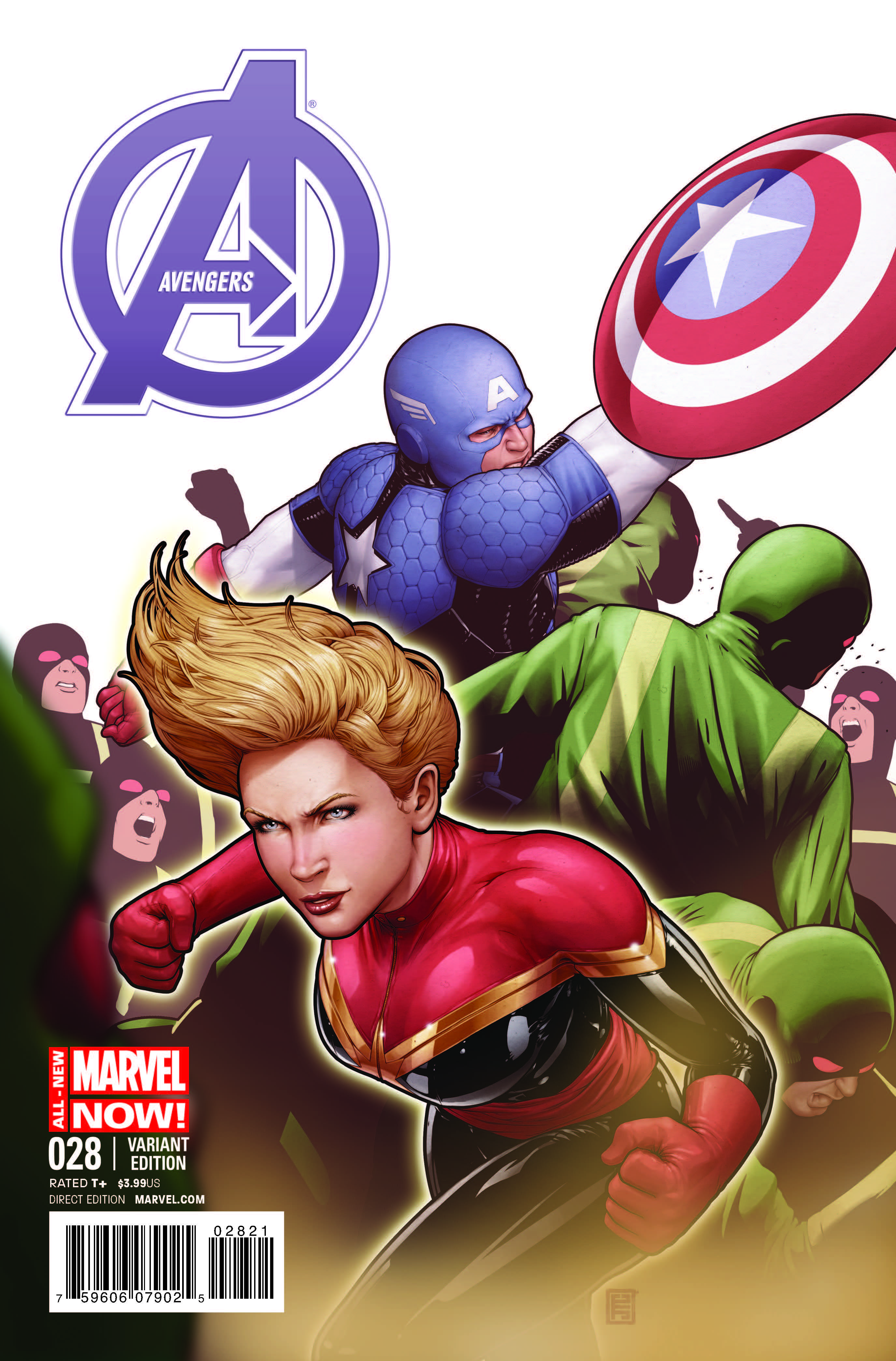Avengers (2012) #28 (CHRISTOPHER CAPTAIN AMERICA TEAM-UP VARIANT )