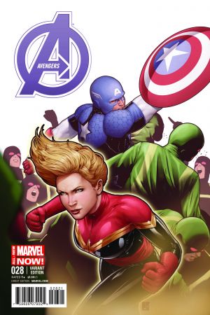 Avengers (2012) #28 (CHRISTOPHER CAPTAIN AMERICA TEAM-UP VARIANT )