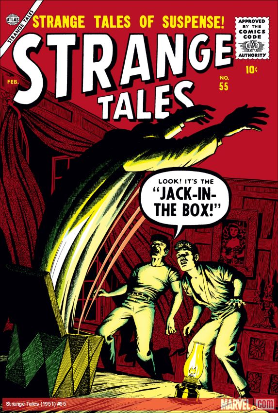 Strange Tales (1951) #55 comic book cover