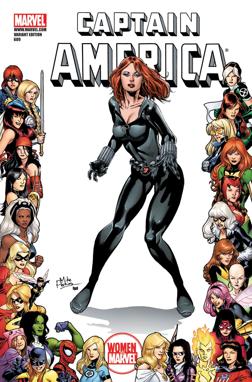 Captain America (2004) #609 (WOMEN OF MARVEL VARIANT)