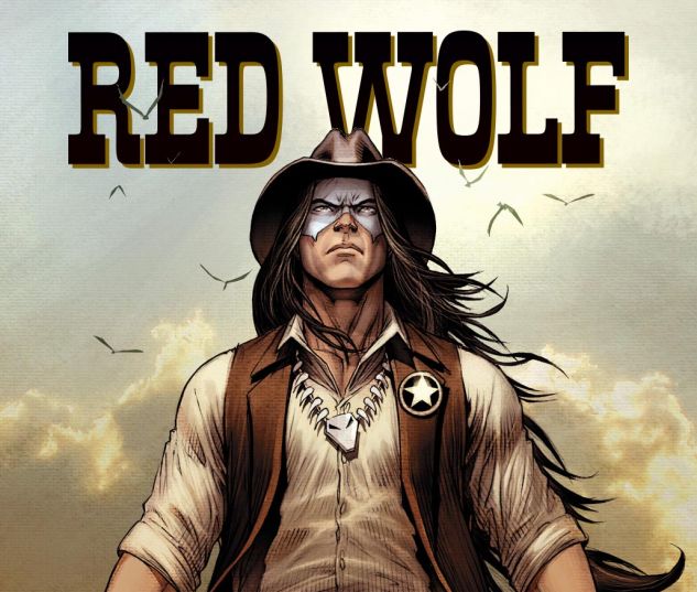 Red Wolf #1 variant cover by Dale Keown