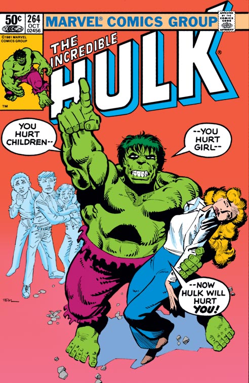 USA, 1981 Incredible Hulk # 263 