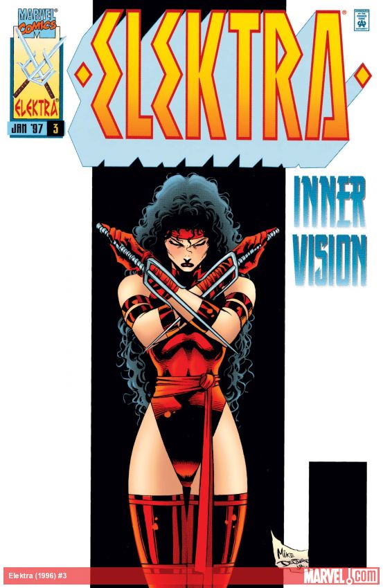 Elektra (1996) #3 comic book cover