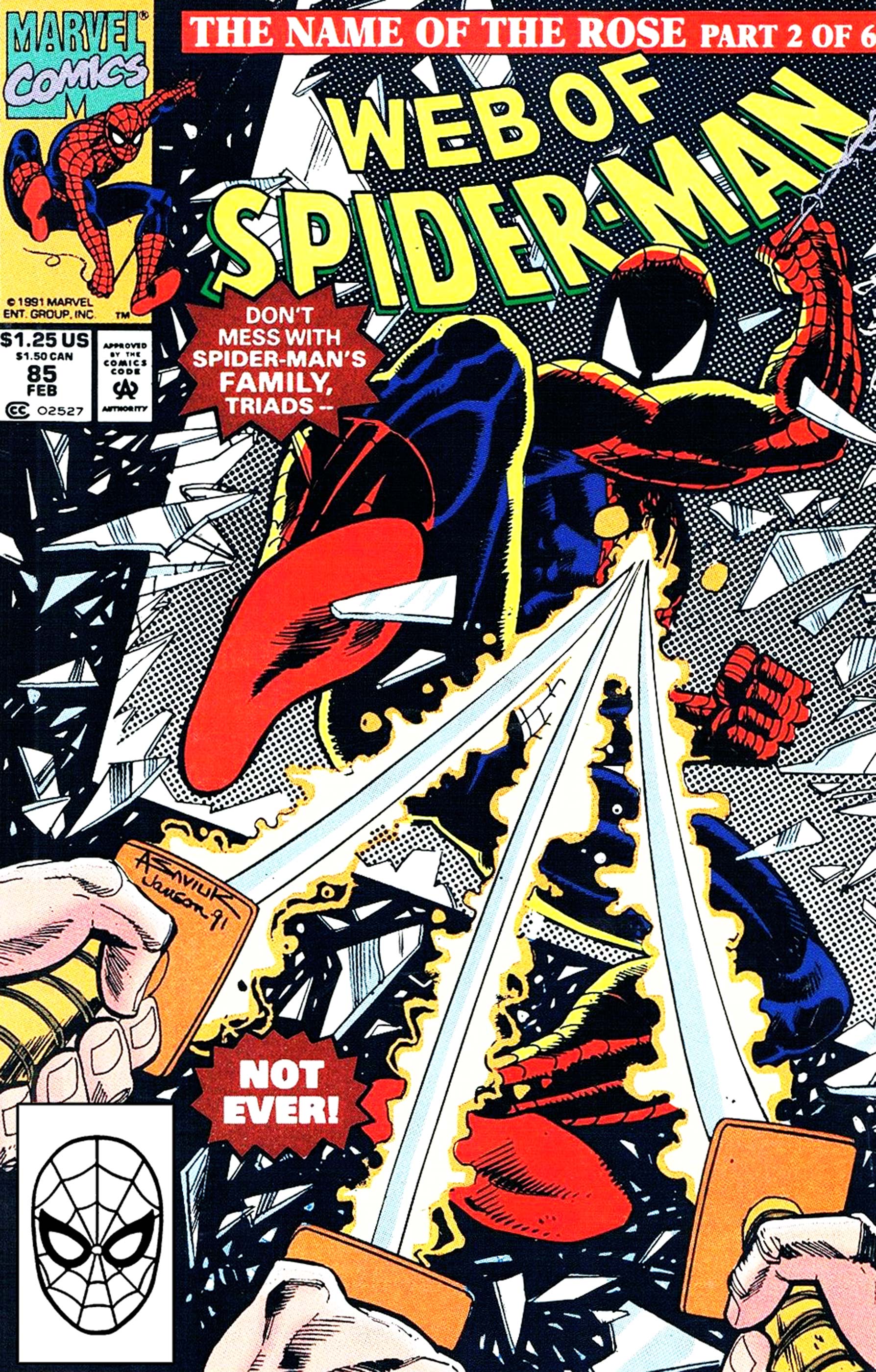 Web of Spiderman # 3 USA, 1985