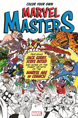 Color Your Own Marvel Masters (Trade Paperback)