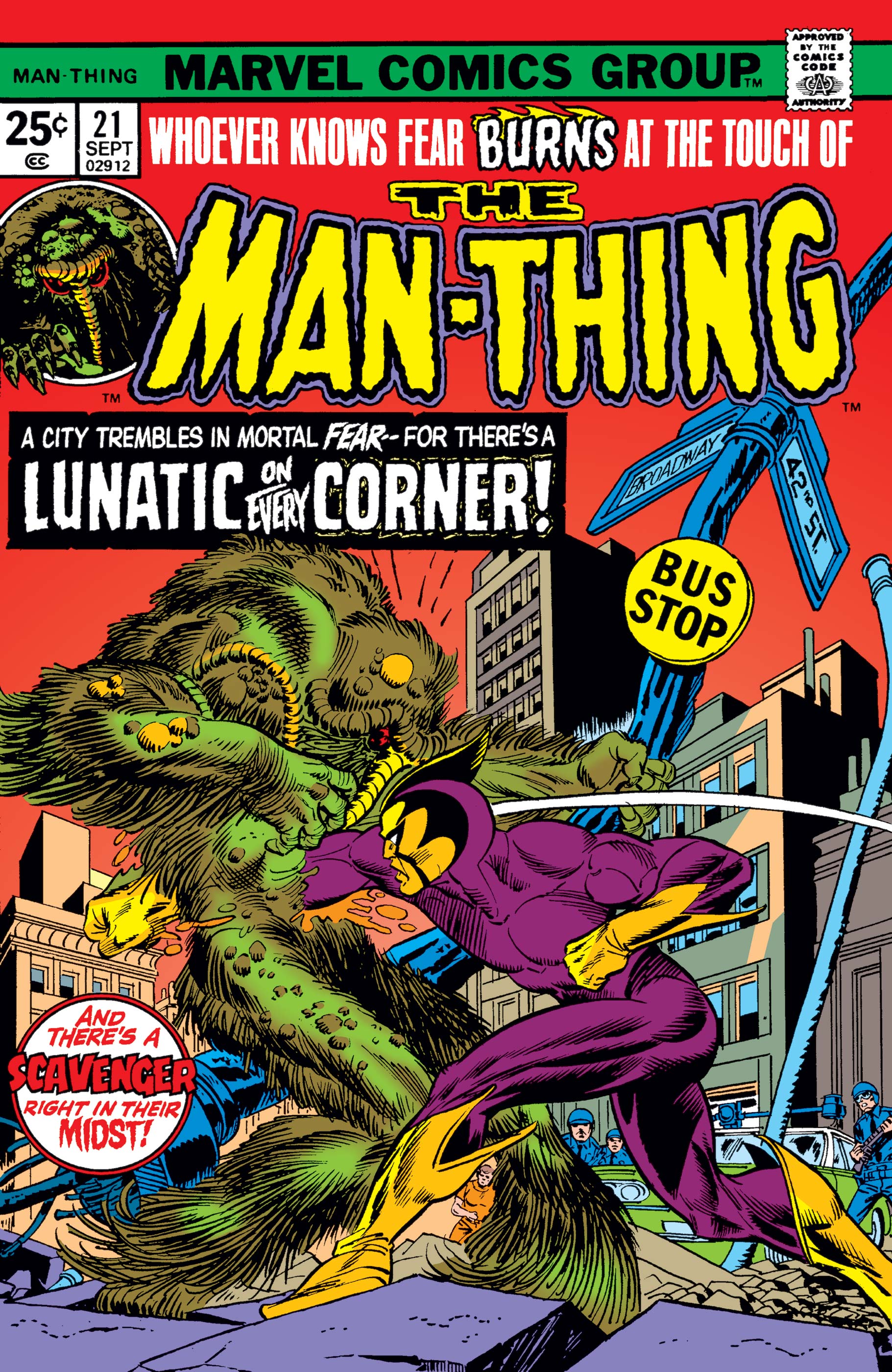 ManThing (1974) 21 Comic Issues Marvel