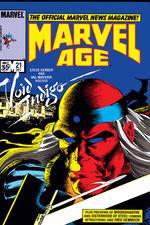 Marvel Age (1983) #21 cover