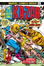 Ka-Zar (1974) #3 cover