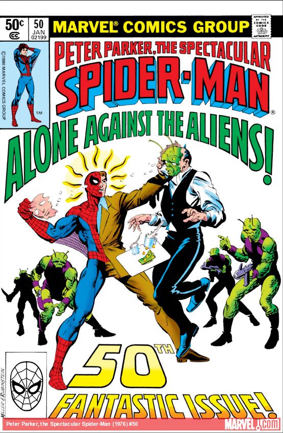 Peter Parker, the Spectacular Spider-Man (1976) #50 comic book cover