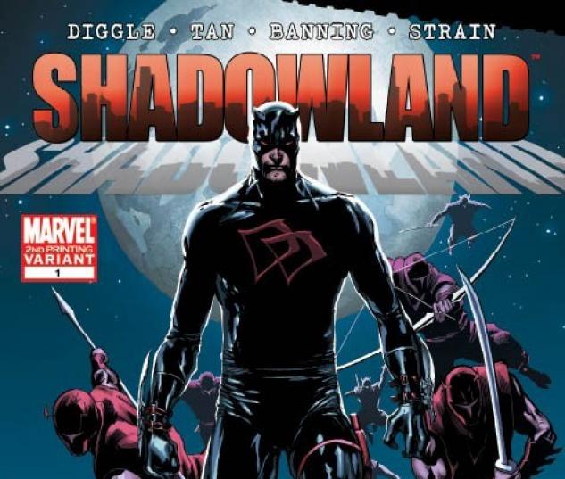 SHADOWLAND #1 NEW COSTUME SECOND PRINTING VARIANT cover by Billy Tan
