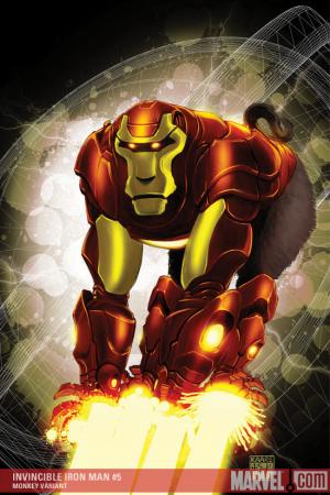 Invincible Iron Man #5  (MONKEY VARIANT (1 FOR 10))