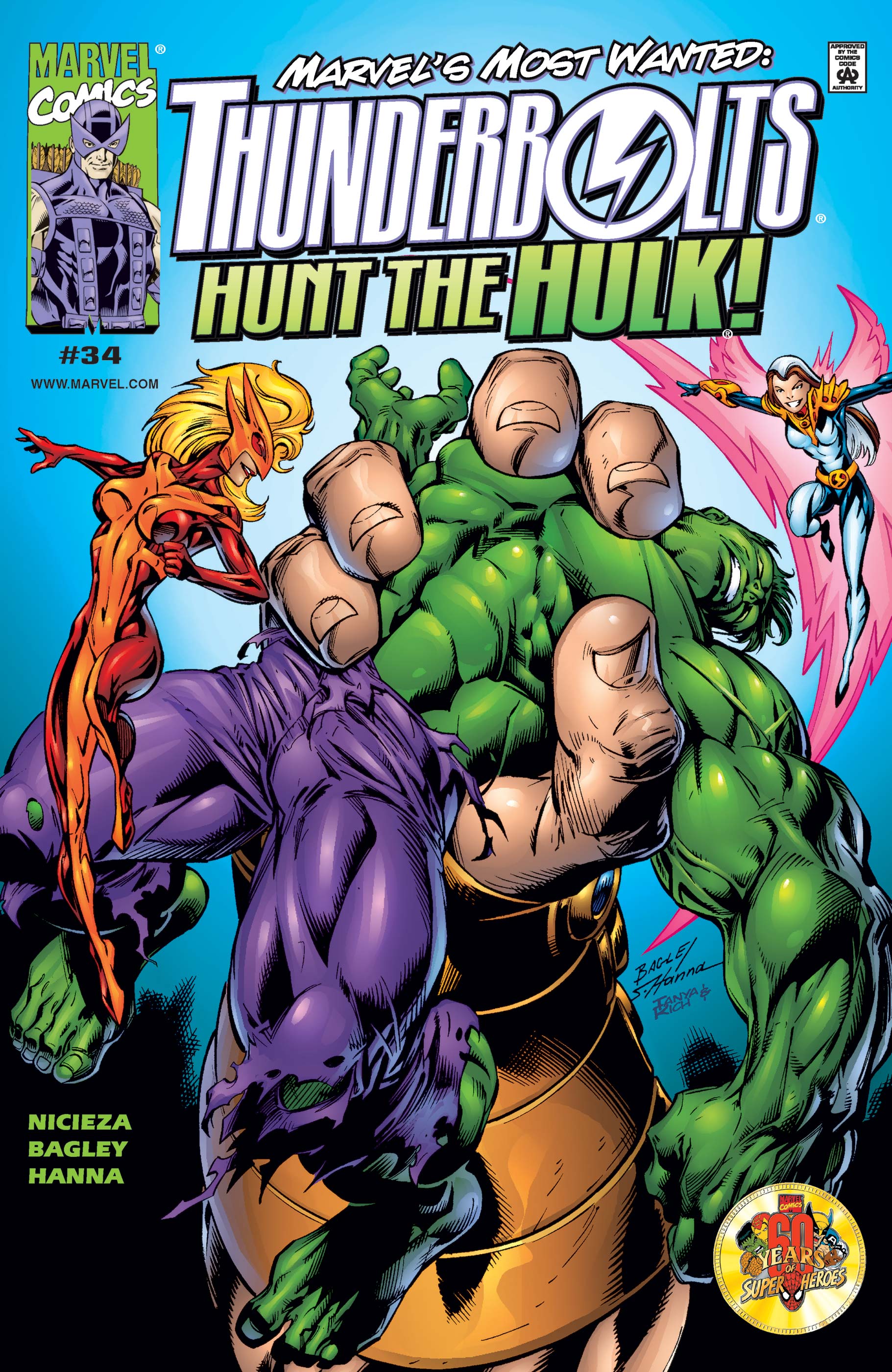 1997 Series #138 January 2010 Marvel NM 9.2 Thunderbolts 