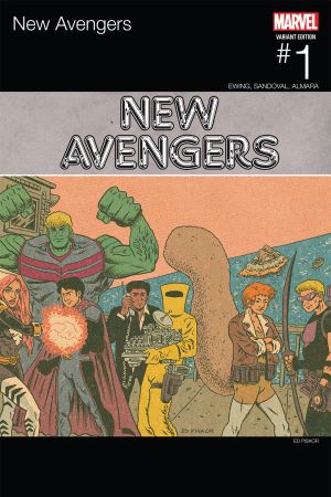 New Avengers (2015) #1 (Piskor Hip-&#8203;Hop Variant)