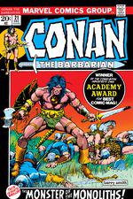 Conan the Barbarian (1970) #21 cover