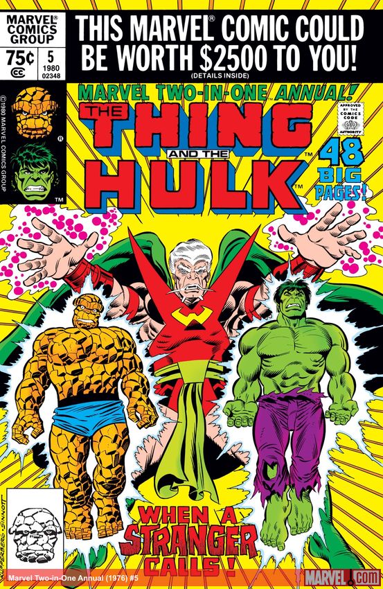 Marvel Two-in-One Annual (1976) #5 comic book cover