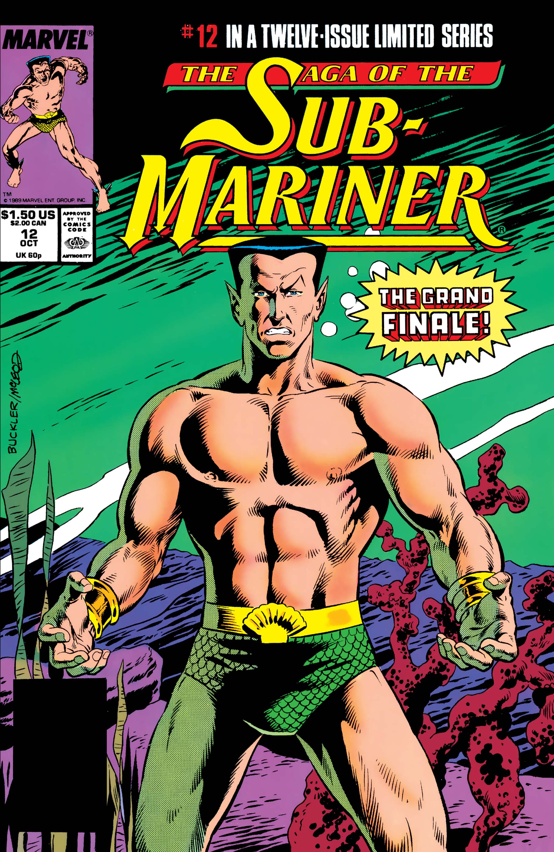 Saga of the Sub-Mariner (1988) #12