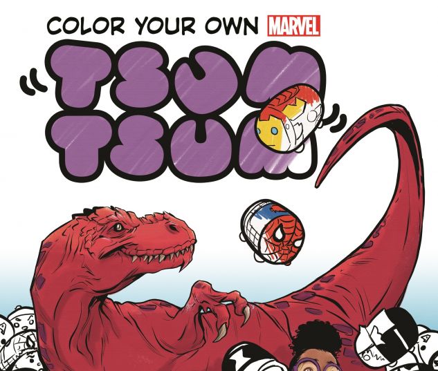 cover from COLOR YOUR OWN MARVEL TSUM TSUM (2017) #1