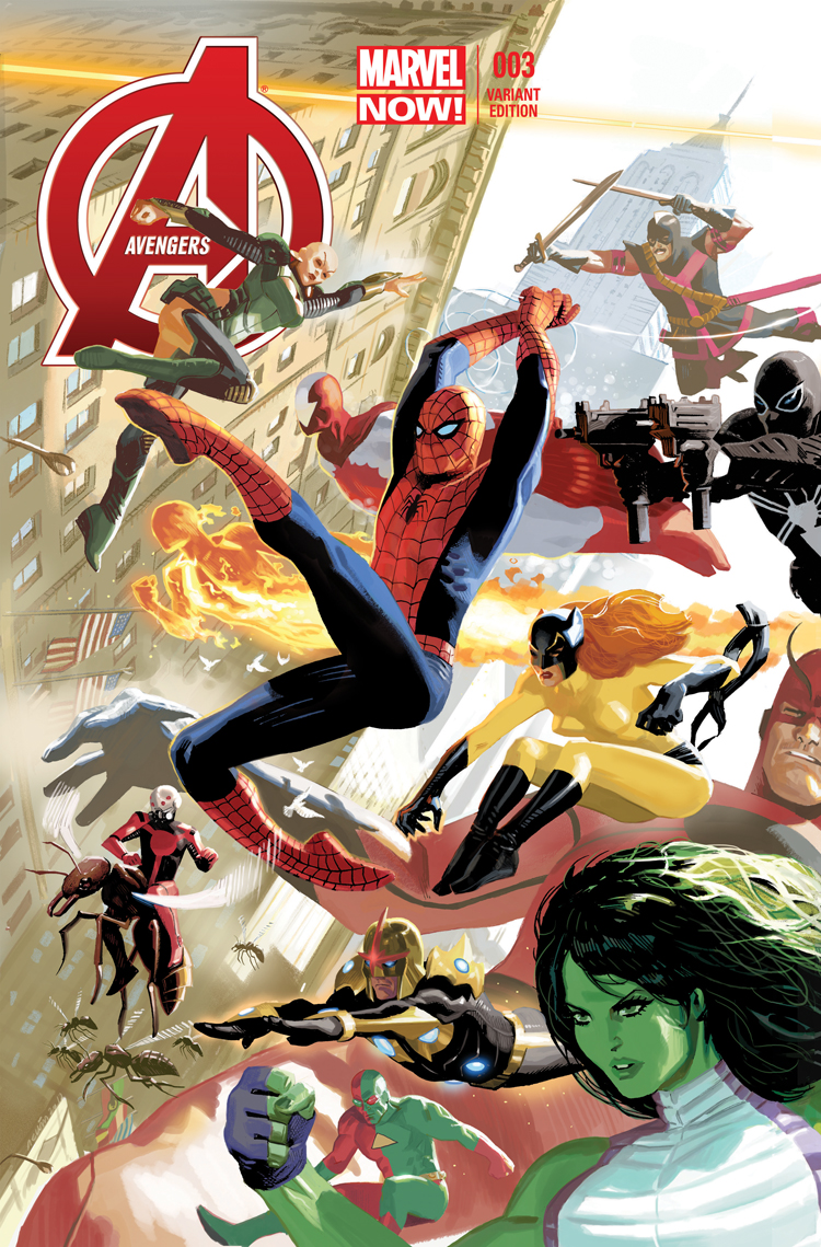 Avengers (2012) #3 (Avengers 50th Anniversary Variant)